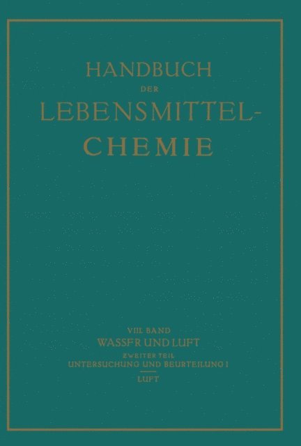 S. W. Souci, B. Bleyer - Wasser und Luft, E-bok