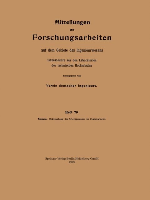 Kurt Neumann - Untersuchung des Arbeitsprozesses im Fahrzeugmotor, E-bok