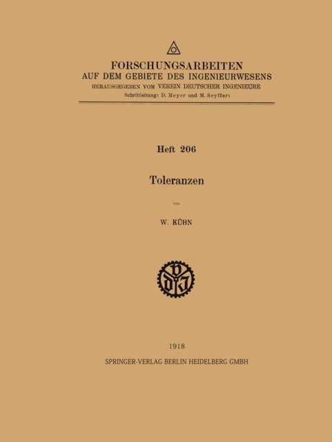 W. Kuhn - Toleranzen, E-bok