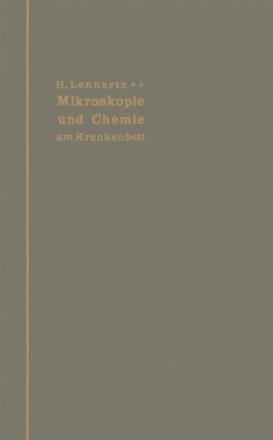 Hermann Lenhartz - Mikroskopie und Chemie am Krankenbett, E-bok
