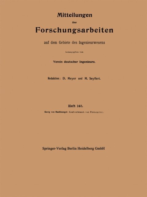 Georg von Hanffstengel - Kraftverbrauch von Fördermitteln, E-bok