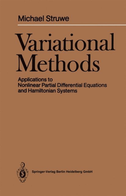 Michael Struwe - Variational Methods, E-bok