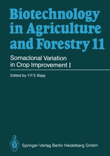 Professor Dr. Y. P. S. Bajaj - Somaclonal Variation in Crop Improvement I, E-bok