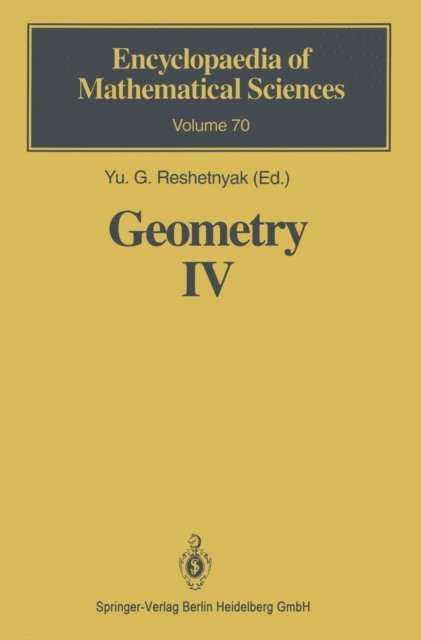 Yu.G. Reshetnyak - Geometry IV, E-bok