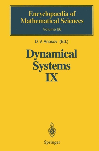 D.V. Anosov - Dynamical Systems IX, E-bok
