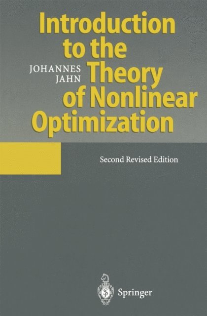 Johannes Jahn - Introduction to the Theory of Nonlinear Optimization, E-bok