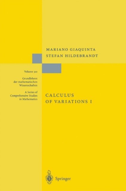 Stefan Hildebrandt, Mariano Giaquinta - Calculus of Variations I, E-bok