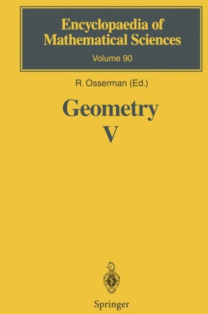 Robert Osserman - Geometry V, E-bok