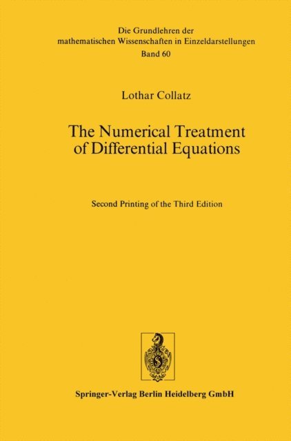 Lothar Collatz - Numerical Treatment of Differential Equations, E-bok