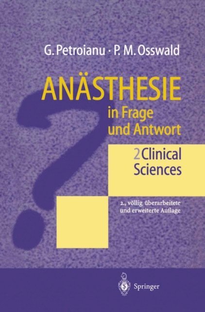 Peter-Michael Osswald, Georg Petroianu - Anästhesie in Frage und Antwort, E-bok
