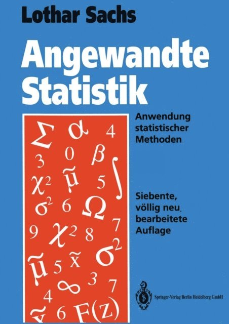Lothar Sachs - Angewandte Statistik, E-bok