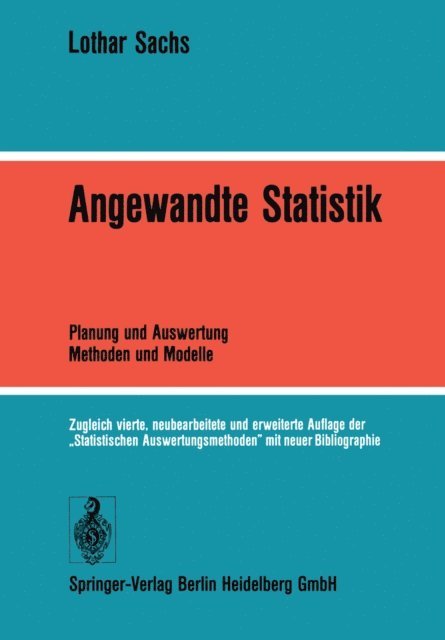 Lothar Sachs - Angewandte Statistik, E-bok