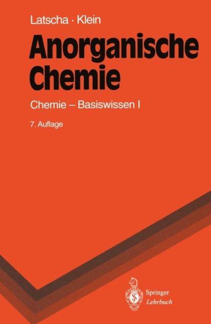 Helmut A. Klein, Hans P. Latscha - Anorganische Chemie, E-bok
