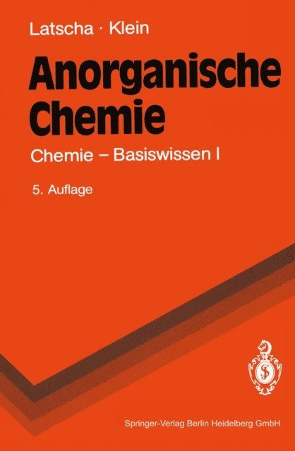 Helmut A. Klein, Hans P. Latscha - Anorganische Chemie, E-bok