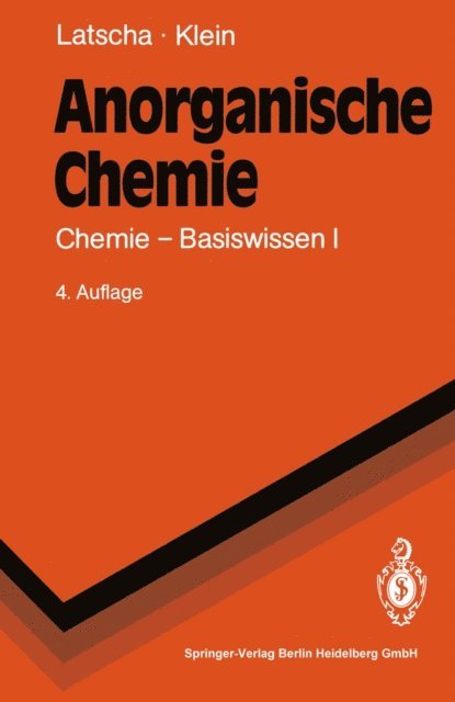 Helmut A. Klein, Hans P. Latscha - Anorganische Chemie, E-bok