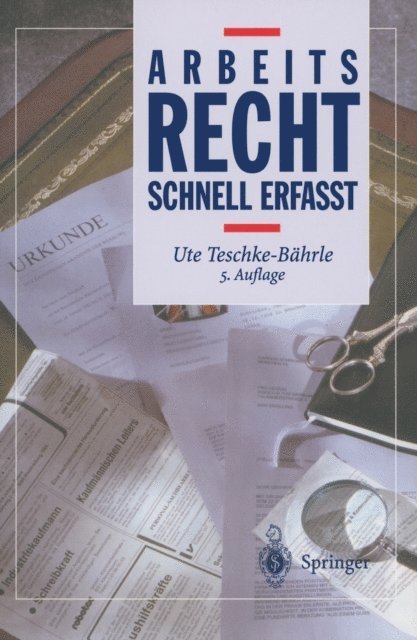 Ute Teschke-Bahrle - Arbeitsrecht - Schnell erfasst, E-bok