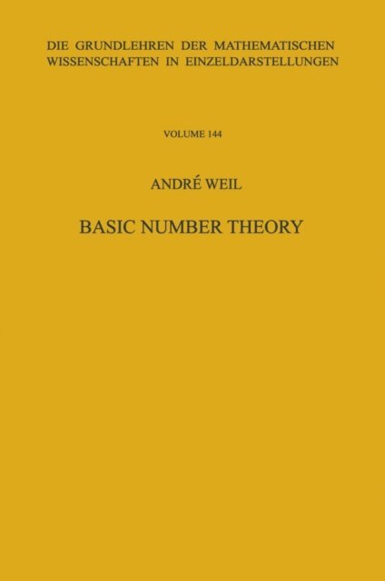 Andre Weil - Basic Number Theory., E-bok