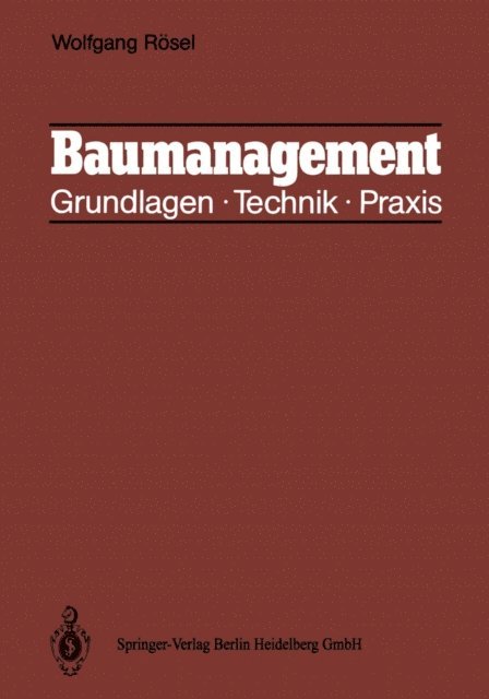 Wolfgang Rosel - Baumanagement, E-bok. Tillgänglighet: Lägg i varukorg