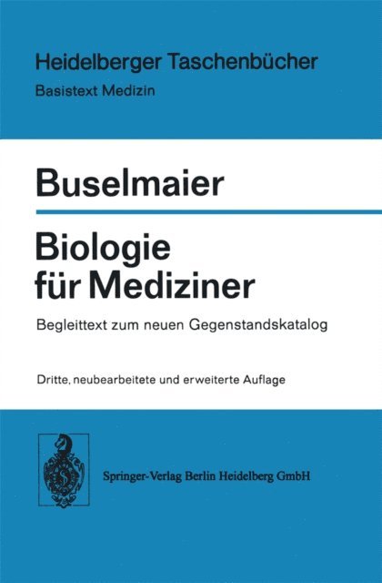 W. Buselmaier - Biologie für Mediziner, E-bok