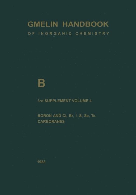 Thomas Onak, Anton Meller, Gert Heller, Kurt Niedenzu, Karl-Christian Buschbeck - B Boron Compounds, E-bok