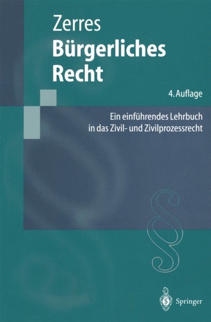 Thomas Zerres - Bürgerliches Recht, E-bok