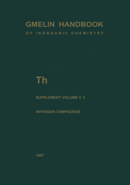 D. Brown, A. Naoumidis, R. Benz - Th Thorium, E-bok