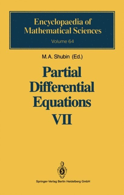 M.A. Shubin - Partial Differential Equations VII, E-bok