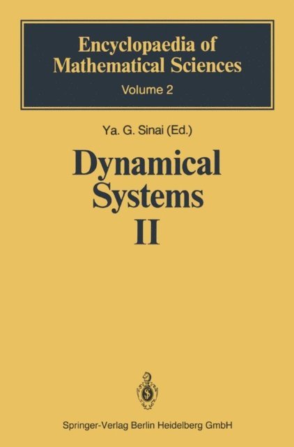 Ya.G. Sinai - Dynamical Systems II, E-bok