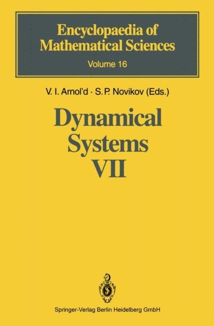 S.P. Novikov, V.I. Arnol'd - Dynamical Systems VII, E-bok