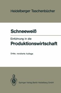 EinfÃ¼hrung in die Produktionswirtschaft