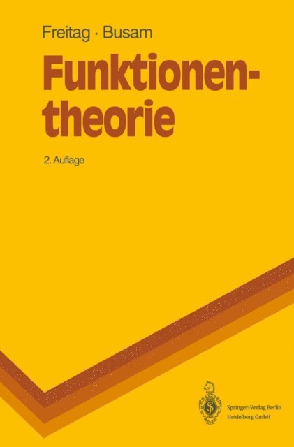 Rolf Busam, Eberhard Freitag - Funktionentheorie, E-bok