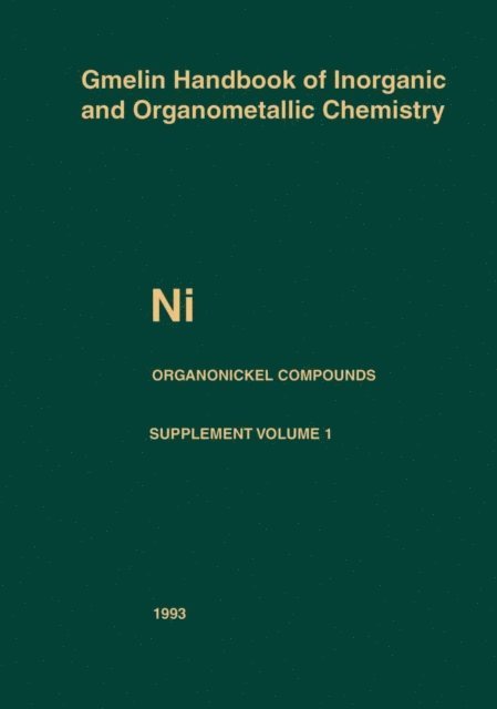 Peter W. Jolly, Wolfgang Petz - Ni Organonickel Compounds, E-bok