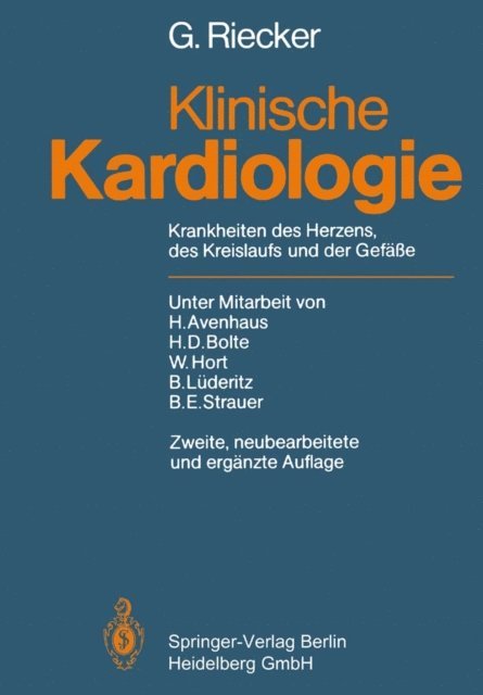 G. Riecker - Klinische Kardiologie, E-bok