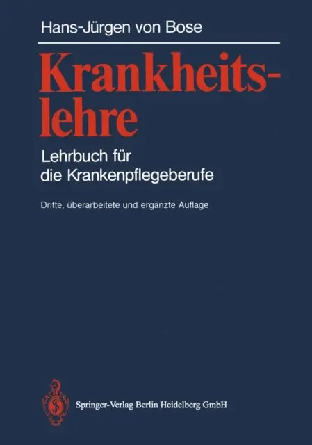 Hans-Jurgen von Bose - Krankheitslehre, E-bok. Tillgänglighet: Lägg i varukorg