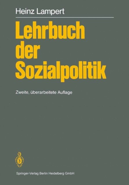 Heinz Lampert - Lehrbuch der Sozialpolitik, E-bok