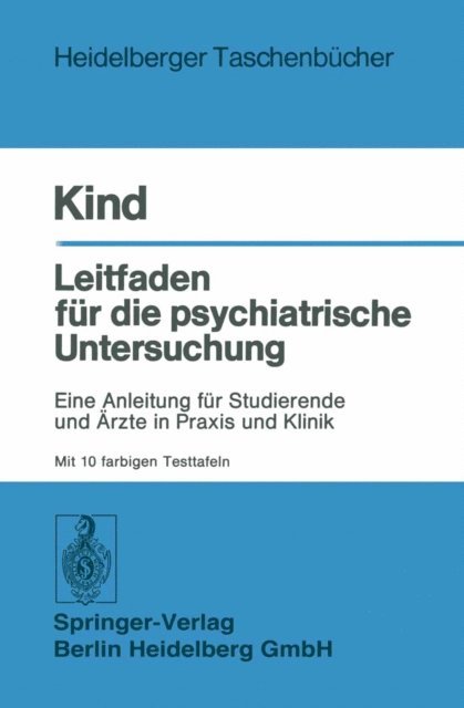 H. Kind - Leitfaden für die psychiatrische Untersuchung, E-bok