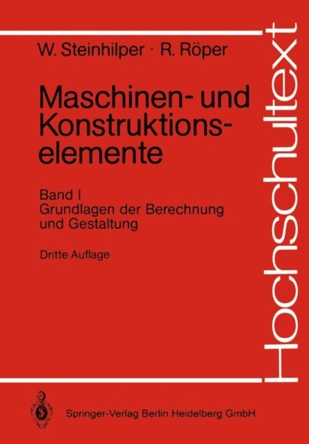 Rudolf Roper, Waldemar Steinhilper - Maschinen- und Konstruktionselemente, E-bok