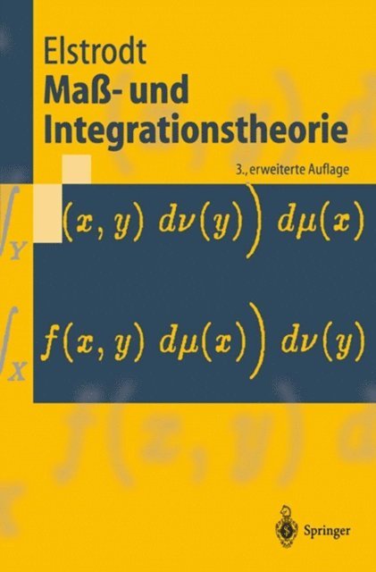 Jurgen Elstrodt - Maß- und Integrationstheorie, E-bok
