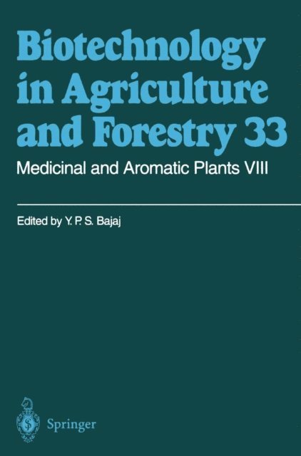 Professor Dr. Y. P. S. Bajaj - Medicinal and Aromatic Plants VIII, E-bok