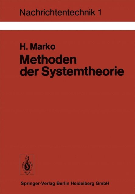 H. Marko - Methoden der Systemtheorie, E-bok