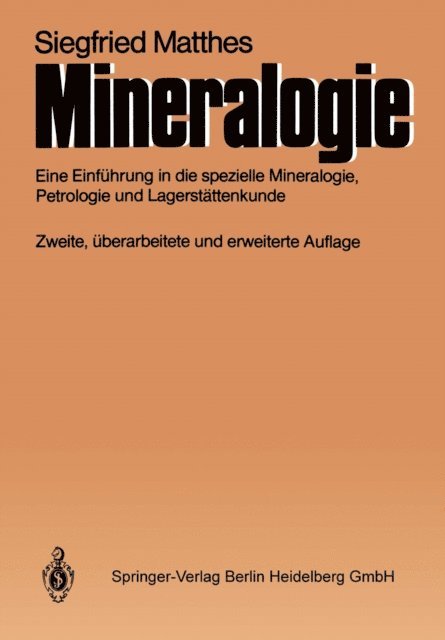 Siegfried Matthes - Mineralogie, E-bok