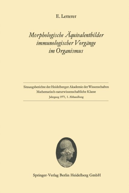 Erich Letterer - Morphologische Äquivalentbilder immunologischer Vorgänge im Organismus, E-bok
