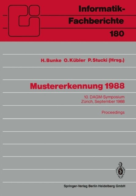 Peter Stucki, Olaf Kubler, Horst Bunke - Mustererkennung 1988, E-bok