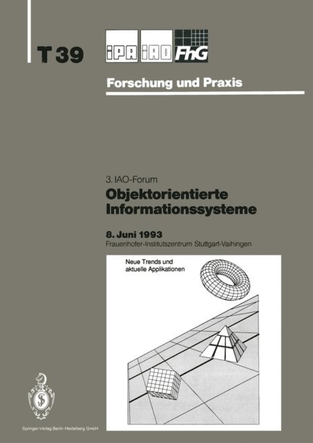 H.-J. Bullinger - Objektorientierte Informationssysteme, E-bok
