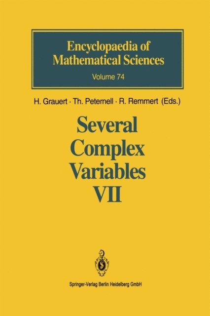 R. Remmert, Thomas Peternell, H. Grauert - Several Complex Variables VII, E-bok