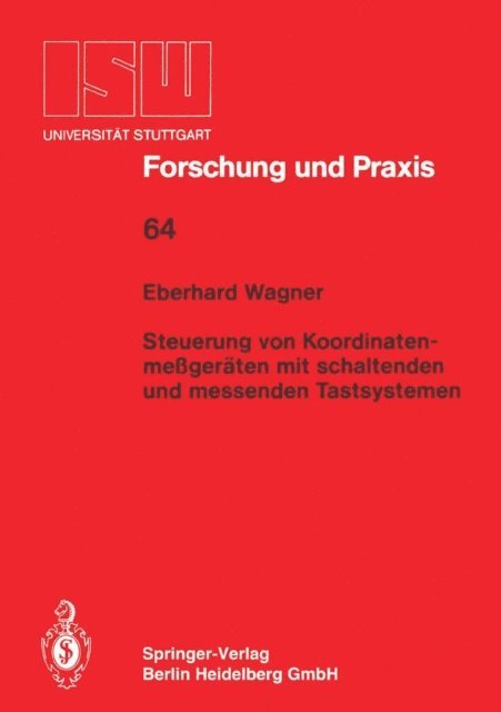 Eberhard Wagner - Steuerung von Koordinatenmeßgeräten mit schlatenden und messenden Tastsystemen, E-bok