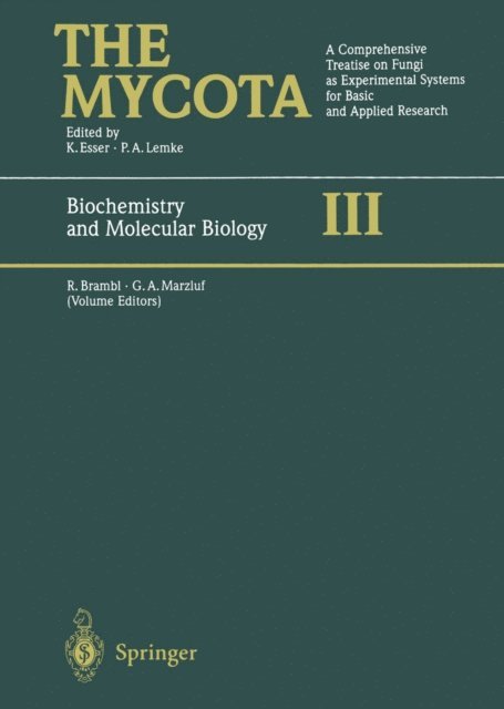 George A. Marzluf, Robert Brambl - Biochemistry and Molecular Biology, E-bok