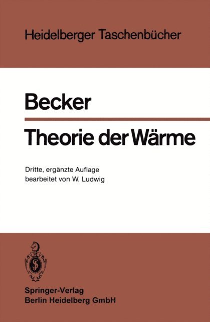 Richard Becker - Theorie der Wärme, E-bok