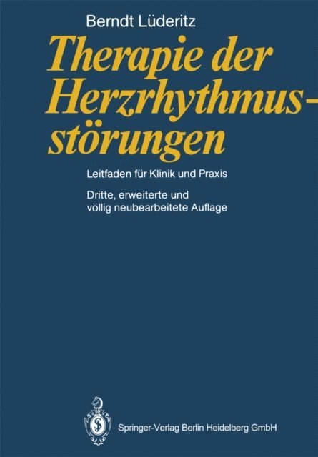 Berndt Luderitz - Therapie der Herzrhythmusstörungen, E-bok