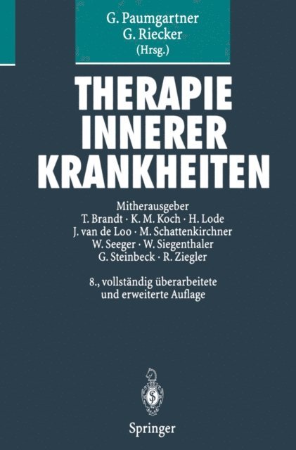Gerhard Riecker, Gustav Paumgartner - Therapie innerer Krankheiten, E-bok